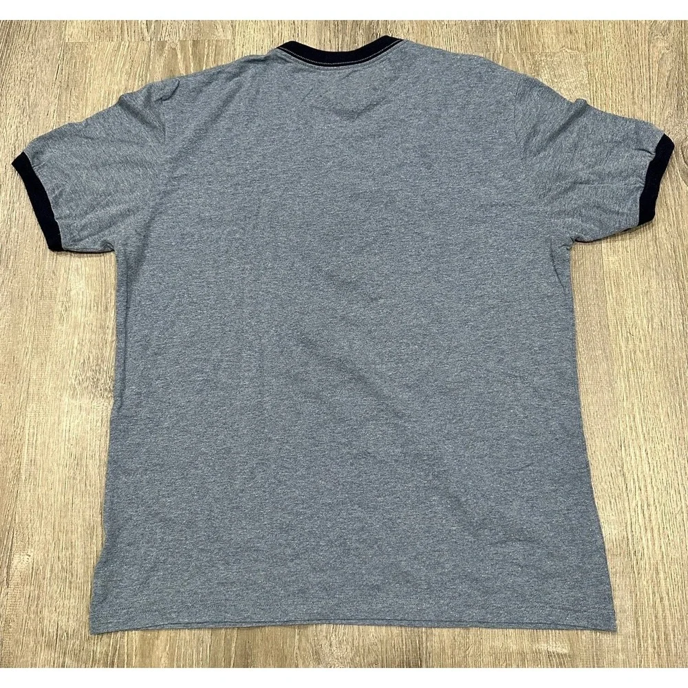 Disney Parks T Shirt Adult Medium‎ Gray Black Trim Original Mickey Mouse T-Shirt